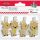 Klamerki drewniane Titanum XMass Renifery, 4szt